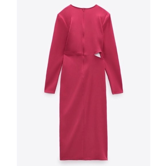 ZARA KNOTTED DRESS WITH CUT OUT 🔥 NWT - Picture 6 of 10
